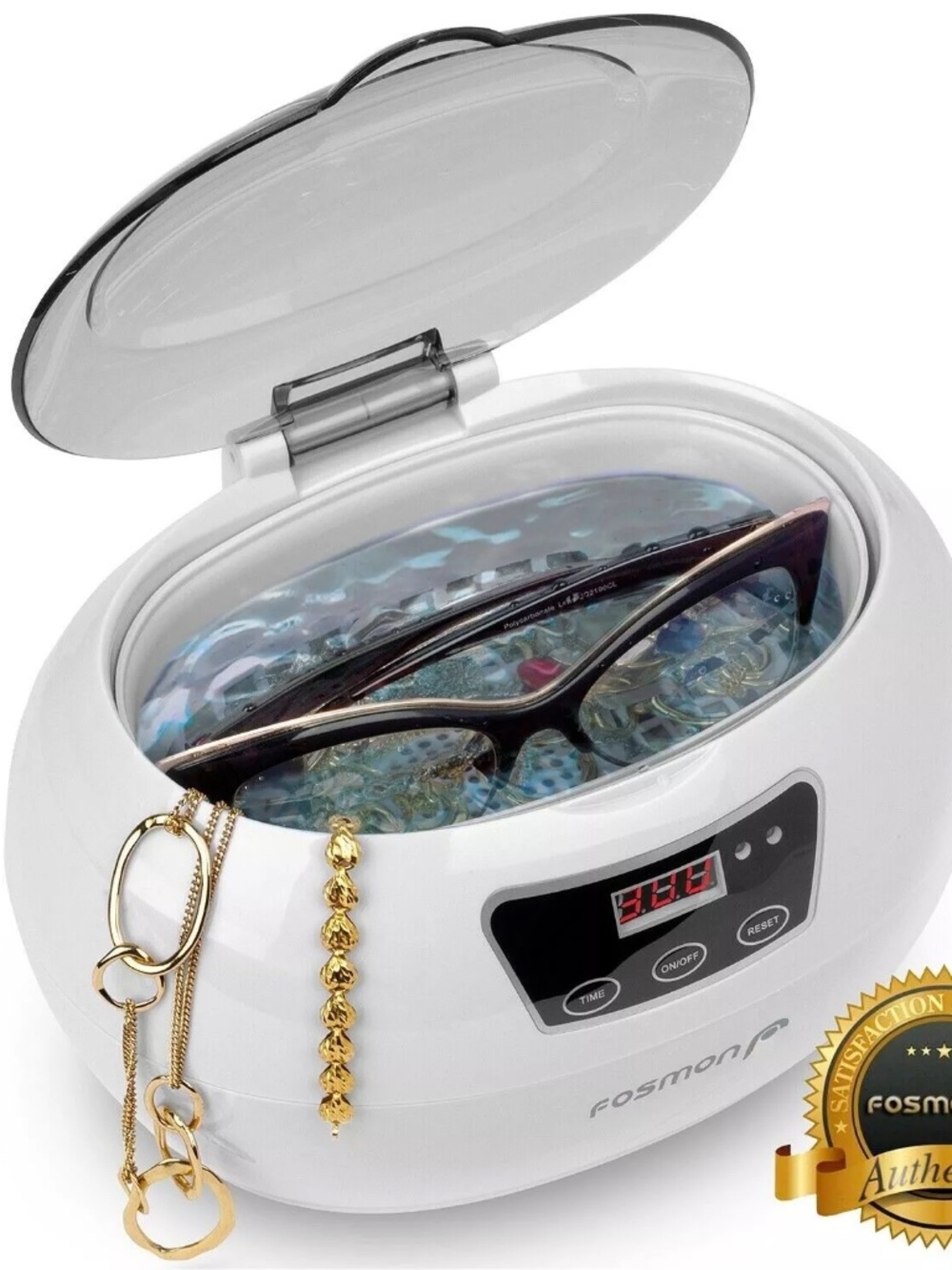 Stainless Steel Ultrasonic Cleaner Jewelry Watch Glasses Coin Cleaning Machine